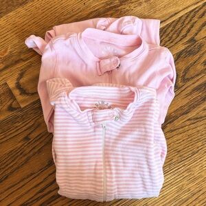 Primary Baby organic zip footie